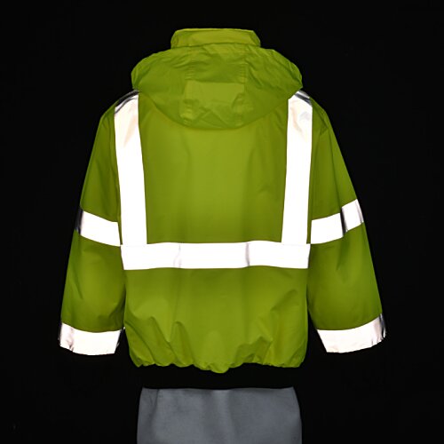 Additional Image 6 - a green jacket with white stripes