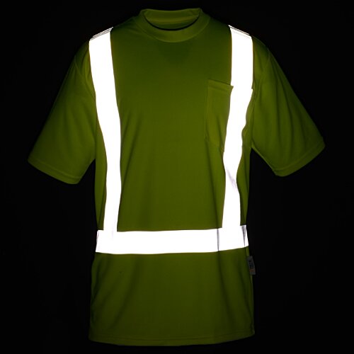 Additional Image 4 - a green shirt with white stripes