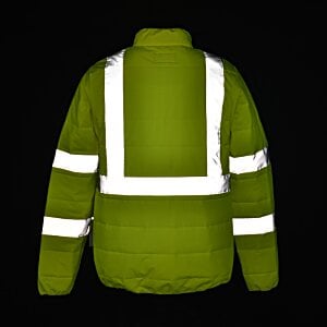 Additional Image 4 - a green jacket with white stripes