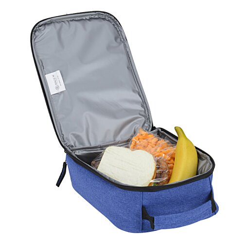 Additional Image 1 - a blue suitcase with food in it