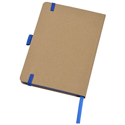 Additional Image 2 - a brown notebook with blue handles