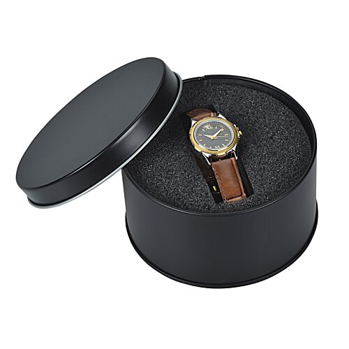 Tropez Leather Watch - 1" Image 1 of 2