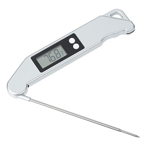 Additional Image 1 - a white thermometer with a long stick