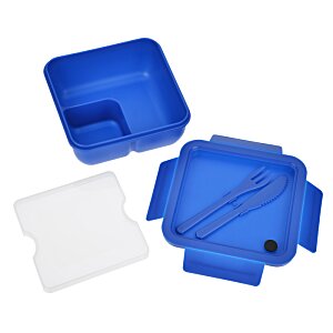 Additional Image 4 - a blue and white plastic container