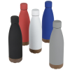 View Image 3 of 3 of Swiggy Soft Touch Vacuum Bottle with Cork Base - 16 oz.