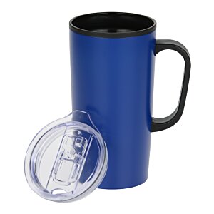 Additional Image 1 - a blue and black coffee mug