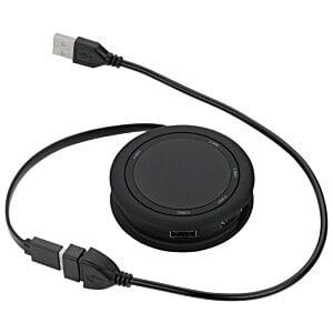 Additional Image 3 - a black round object with a cord