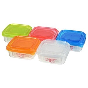 Additional Image 2 - a group of colorful plastic containers