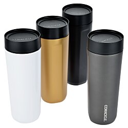 a group of cylindrical containers
