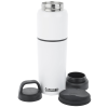 a white and black thermos