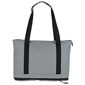 Additional Image 4 - a grey bag with black straps