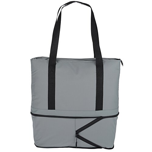Additional Image 2 - a grey bag with black straps