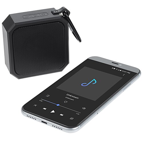 Additional Image 3 - a black cell phone and a black box