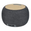 View Image 2 of 6 of Garm Fabric and Bamboo Speaker with Wireless Charger