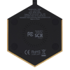 View Image 4 of 6 of SCX Bamboo Light-Up Logo Hexa Wireless Charger