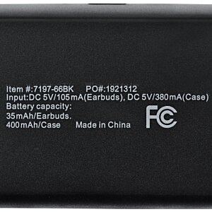 Additional Image 7 - a black rectangular object with white text