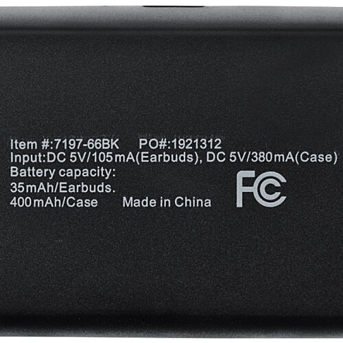 Additional Image 7 - a black rectangular object with white text