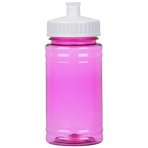 Additional Image 2 - a pink water bottle with a white lid