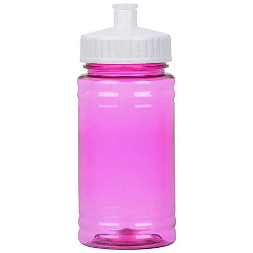 Additional Image 2 - a pink water bottle with a white lid