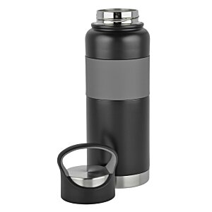 Additional Image 1 - a black and blue water bottle