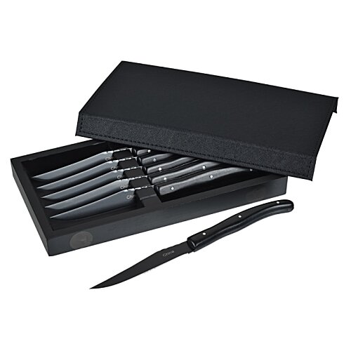 Modena Black Knife Set Image 1 of 4