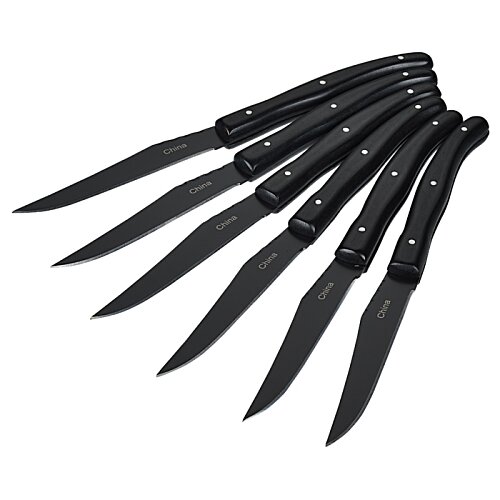 Modena Black Knife Set Image 2 of 4