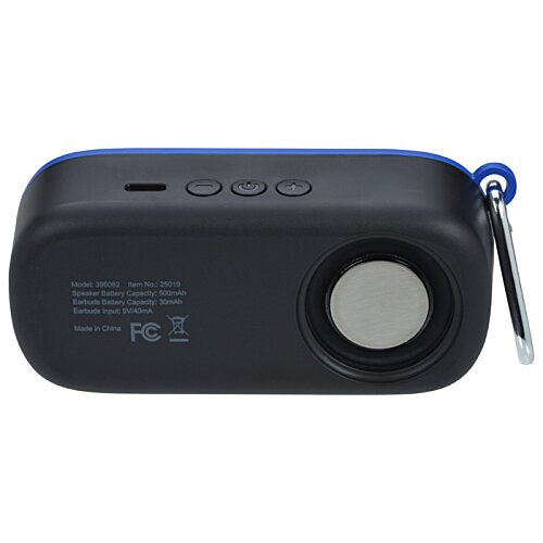 Additional Image 6 - a black rectangular object with a round button