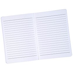a white card with black lines