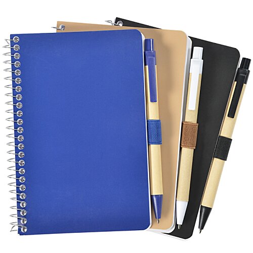 Additional Image 4 - a group of notebooks with pens