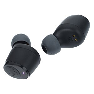 Additional Image 4 - a pair of black ear buds