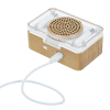 View Image 8 of 9 of Block Party Bamboo Speaker and True Wireless Ear Buds