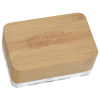 View Image 9 of 9 of Block Party Bamboo Speaker and True Wireless Ear Buds