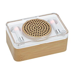 Additional Image 1 - a small speaker with a round speaker