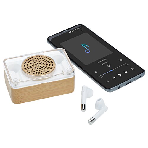 Additional Image 2 - a cellphone and ear buds