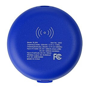 Additional Image 8 - a blue round object with white text