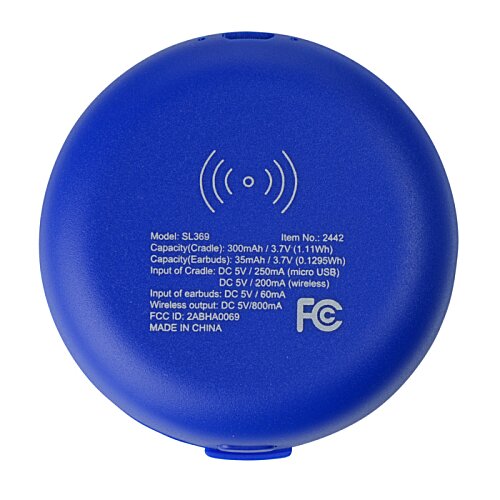 Additional Image 8 - a blue round object with white text