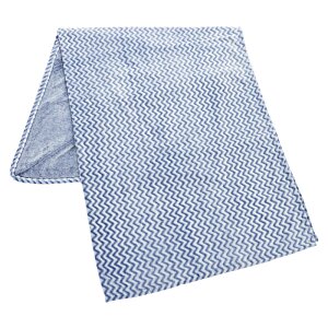 Additional Image 1 - a blue folded towel on a white background