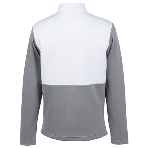 adidas Textured Mixed Media 1/4-Zip Pullover - Men's Image 1 of 2