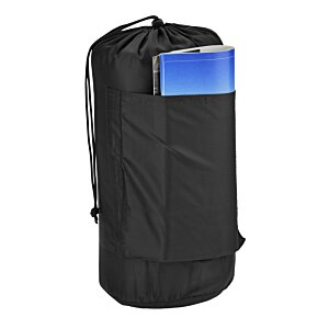 Additional Image 1 - a brown bag with a blue bag inside