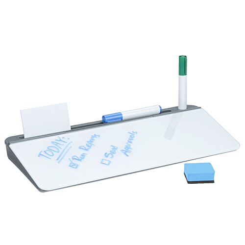 Additional Image 3 - a white board with blue and green markers