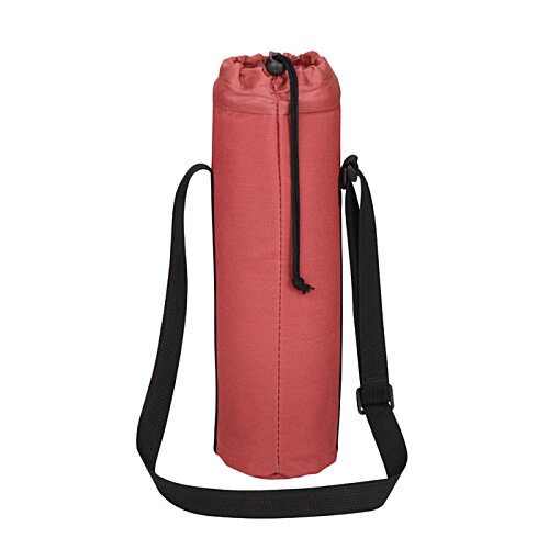 Additional Image 1 - a blue water bottle with a strap