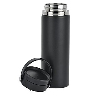 Additional Image 4 - a black and silver thermos