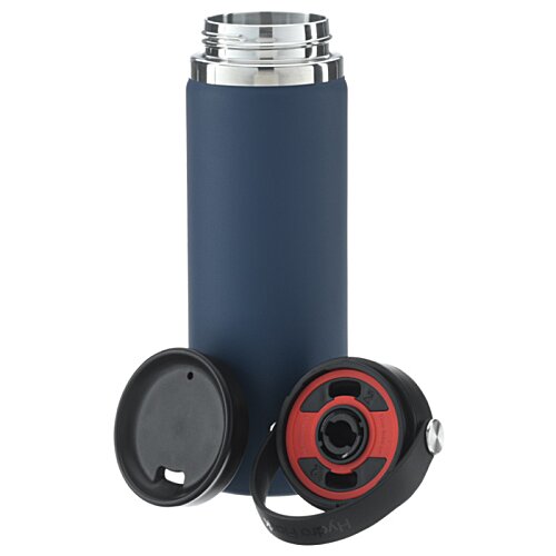 Additional Image 4 - a blue and silver thermos