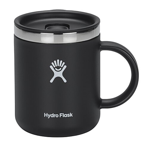 Additional Image 2 - a black mug with a white logo