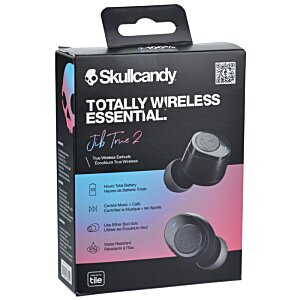 Additional Image 9 - a black box with a blue and pink label