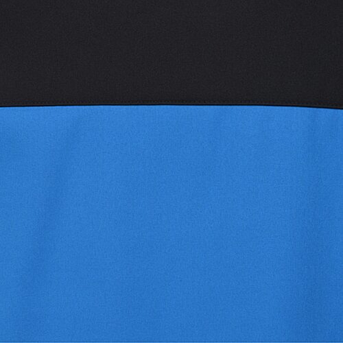Additional Image 2 - a blue stripe on a black and white shirt