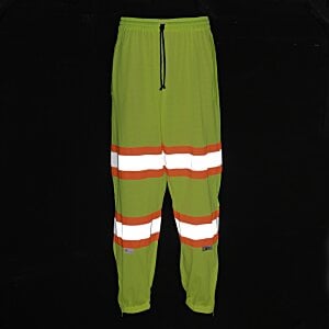 Additional Image 2 - a green pants with white stripes