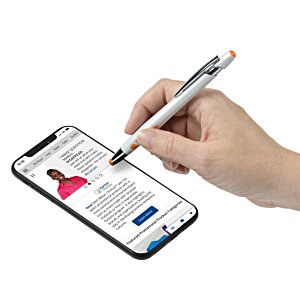 Additional Image 4 - a hand holding a stylus on a cellphone