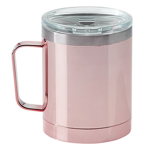 Additional Image 1 - a white and silver coffee mug