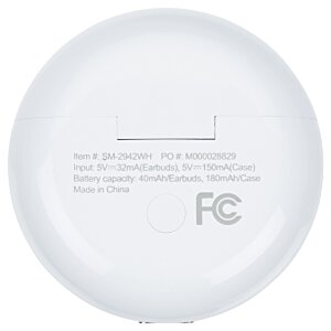 Additional Image 4 - a white circular object with text